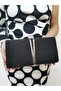 Women's Big Black Evening Dress Clutch Night Chain Wedding Bag - 2