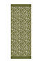 Selis Pattern Double Sided Shawl Khaki-Salmon - 6