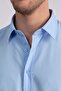 Men's Slim Fit Slim Fit Cotton Terry Cotton Fabric Easy Iron Blue Shirt - 3