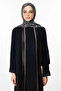 Lavin Pattern Double Sided Shawl Black-Black