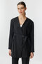 Black Jacket with Contrast Stitching - 2