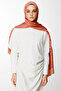Lavin Pattern Double Sided Shawl Mink-Red