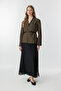 Allure Chiffon Pleated Black Skirt - 3