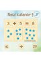 Wooden Math Board, Mathematics Decorations Activity Board, Four Decorations Practical Set - 4