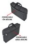 Large Size Briefcase Handbag with 17.3 Laptop Compartments A3-a4 Paper File Compatible - 5