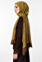 Sahra Pattern Double-Sided Shawl Bitter Brown-Mustard - 2