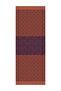 Nora Pattern Double Sided Shawl Purple-Orange - 5