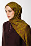 Marrakech Pattern Reversible Shawl Oil Green-Plum - 3