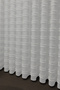 Tulle Curtain - Nordic Series Bohemian Lydia Pattern Cotton Embroidery on Linen Base Ecru Dense Pleats (1X3) Curtain - 4
