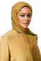 Mayra Desen Double-Sided Shawl Bitter Brown-Hardal - 3