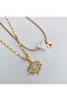 Stoned Evil Eye - Heart Necklace Set