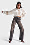 Women's Dark Denim Color Doris 17S5-62 High Waist 100% Cotton Straight Fit Denim Jean - 6