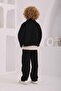 Boy's Black Jacket 3 Piece Suit - 2