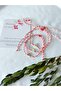 3-Piece Blue Bead Detailed Crown-Tipped Martenitska Bracelet One by One Card - Gift Package - 2