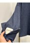 Uludag Suit with Dilba Sleeves and Drawstring Skirt-Ek-H-110-2 Navy - 4