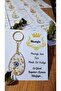 Keyring with Evil Eye Beads 10 Pieces Circumcision Birthday Newborn Gifts