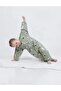 Girls Boys Thick Fiber Filled 2.5 Tog Panda Patterned Sleeping Bag Khaki Green - 4