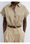 Crop Shirt with Adjustable Ends - 5