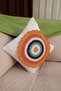 Colorful Retro Concept - Handmade Decorative Throw Pillow & Throw Pillow Cover - Interior Without Pillow - 3