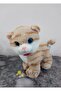 Cute Standing Meowing Plush Cat 20 cm Sound Cat Toy 1