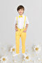 Boy's Suspenders Bow Tie Shirt Pantalon Bottom Top Suit 23 April
