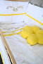 Yellow 80X130 Duvet Cover Set - Baby Sleeping Set, Flower Pattern - 2