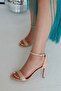 Cute Single Strap Thin Heeled Stylish Evening Dress Women's Shoes - 3