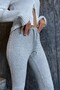 Gray Flared Leg Trousers - 6