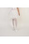 Girl's White Floral Embossed Skirt April 23 October 29 November 10 May 19 Show Clothes D054 - 3