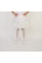 Girl's White Floral Embossed Skirt April 23 October 29 November 10 May 19 Show Clothes D054 - 4