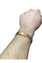 Double Magnet Raw Copper Bracelet (Türkçe - Türk) Engraved - 5