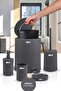 Coliseum Anthracite 5-Piece Bathroom Set with Internal Bucket and Pedal - 2