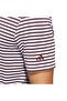 Men's White Polo T-Shirt Ult Stripe Polo Jf4890 - 5