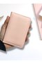 Vegan Leather Credit Card Holder Passport Cover with Money Compartment Passport Holder Bag - 5