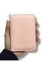 Vegan Leather Credit Card Holder Passport Cover with Money Compartment Passport Holder Bag - 6