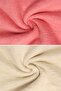 Yeşilhome Double Cotton Blanket, Double Sided Blanket Pink-Cream 200X220 cm - 3