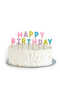 Macaron Colors Happy Birthday Cake Candle - 2