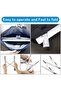 Adjustable Laptop Stand – Portable Aluminum Riser, Foldable & Ventilated for MacBook, HP - 5