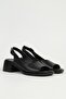 Black Women's Heeled Shoes Pc-54614 - 2