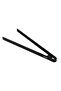 Black Silicone Tongs - 28X4X1.5Cm