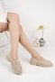 Sakura Metal Buckle Knitwear Women's Loafer Casual Loafer Shoes - 7