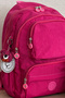 Cotton Candy Backpack School Bag Laptop and Travel Bag Waterproof, with Amigurumi Teddy Bear