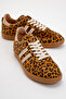 Women's Casual Lace-Up Sneakers Genuine Leather Meti̇ - 2