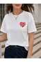 France Amour Printed Cotton Short Sleeve Summer Tshirt