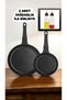 Famos XL Pan Set 2 Pieces Oil Pot Ramadan Set-(28 and 20 Cast Pan)+2 Pieces of 720 ml Oil Pot