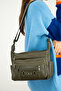 Women's Bag Nine-Compartment Ladies Soft Leather Crossbody Bag