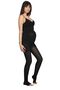 Medium Pressure (23 - 32 Mmhg) Pregnant Pantyhose Compression Socks Black (Open Toe) - 2