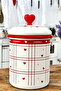 Enamel Jar with Lid -1.5 Liter- for Spices, Dowry, Gifts, Yogurt Fermentation, Multi-Purpose Jar - 7