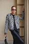 Black Leopard Printed Cardigan - 2