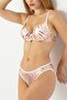 Zebra Patterned Bra Set - 4